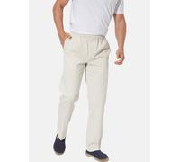 Schlupfhose BABISTA "Hose PARIELLA", Herren, Gr. 54, N-Gr, grau (wollweiß), Obermaterial: 98% Baumwolle CO. 2% Elasthan EL., regular fit, Hosen Schlupfhose, aus Stretch-Qualität (64214602-54) wollweiß