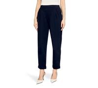 Schlupfhose BETTY BARCLAY "Damen mit Eingrifftaschen", Damen, Gr. 40, Normalgrößen, blau (dunkelblau), Jersey, Obermaterial: 53% Baumwolle, 40% Polyamid, 7% Elasthan, relaxed fit 7/8-Länge, Hosen Schl