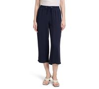 Betty Barclay Schlupfhose Damen mit Eingrifftaschen 100% Viskose relaxed fit 3/4-Länge 44 Dunkelblau
