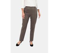 Schlupfhose GOLDNER "Kurzgröße Re-fresh Schlupfhose", Damen, Gr. 20, K-Gr, beige (taupe), Obermaterial: 100% Polyester COOLMAX PES(Coolmax)., Hosen Schlupfhose (76578704-20) taupe