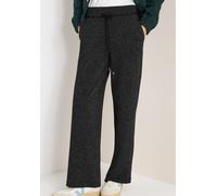 Schlupfhose CECIL "Style NEELE", Damen, Gr. XXL (46), Länge 28, schwarz, Web, Obermaterial: 51% Viskose, 32% Nylon, 12% Polyester, 5% Elasthan. Futter: 100% Polyester, meliert, loose fit lang, Hosen S