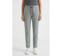 Schlupfhose CECIL "Style Tracey", Damen, Gr. XXL (46), Länge 28, palm breeze grün, Web, Obermaterial: 73% Polyester, 24% Viskose, 3% Elasthan, gestreift, figurbetont 7/8-Länge, Hosen Schlupfhose, Seer