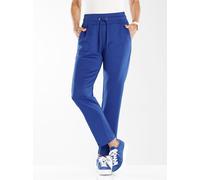 Schlupfhose CLASSIC BASICS, Damen, Gr. 23, Kurzgrößen, blau (royalblau), 95% Polyester, 5% Elasthan, unifarben, lang, Hosen Schlupfhose (84408142-23) royalblau