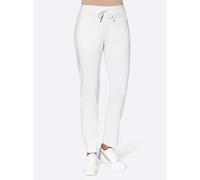 Schlupfhose CLASSIC BASICS, Damen, Gr. 44, Normalgrößen, weiß, 72% Viskose, 25% Polyamid, 3% Elasthan, unifarben, lang, Hosen Schlupfhose (67604157-44) weiß
