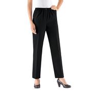 Schlupfhose COME ON, Damen, Gr. 54, Normalgrößen, schwarz, 53% Polyester, 43% Schurwolle, 4% Elasthan, meliert, unifarben, lang, Hosen Schlupfhose (403940-54) schwarz