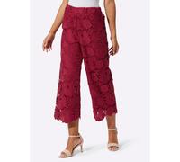 Schlupfhose CREATION L, Damen, Gr. 25, Kurzgrößen, rot (kirsche), 100% Polyester, unifarben, 7/8-Länge, Hosen Schlupfhose (51791568-25) kirsche