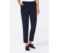 Schlupfhose CREATION L, Damen, Gr. 40, Normalgrößen, blau (marine), 88% Polyester, 12% Elasthan, unifarben, 7/8-Länge, Hosen Schlupfhose (42728010-40) marine