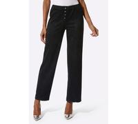 Schlupfhose CREATION L, Damen, Gr. 52, Normalgrößen, schwarz, 95% Polyester, 5% Elasthan, unifarben, Hosen Schlupfhose (64989914-52) schwarz