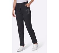 Schlupfhose, Damen, Gr. 54, Normalgrößen, schwarz, 60% Baumwolle, 40% Polyester, unifarben, Hosen Schlupfhose (43539301-54) schwarz