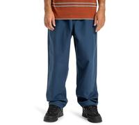 Schlupfhose DC SHOES "Framed", Herren, Gr. XL, blau (schwarz denim), Obermaterial: 70% Baumwolle, 30% Baumwolle., Hosen Schlupfhose (14869350-XL) schwarz denim