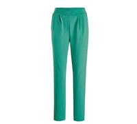 Schlupfhose GOLDNER "Businesshose SARA mit Komfortbund", Damen, Gr. 40, N-Gr, grün (smaragd), Obermaterial: 95% Polyester PES. 5% Elasthan EL., normal, Hosen Schlupfhose, Temperaturausgleichende Eigen