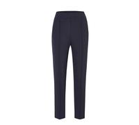 Schlupfhose GOLDNER "Elegante 7/8-Schlupfhose SARA", Damen, Gr. 44, N-Gr, blau (marine), Obermaterial: 50% Polyamid PA. 45% Viskose CV. 5% Elasthan EL., Hosen Schlupfhose, Ohne (75814030-44) marine
