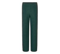 Schlupfhose GOLDNER "Elegante Palazzohose VERA in Bou amen, Gr. 44, N-Gr, grün (smaragd), Obermaterial: 65% Baumwolle CO. 35% Polyester PES., Modisch, weit, Hosen Schlupfhose, flacher Rundum-Deh