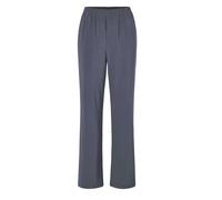 Schlupfhose GOLDNER "Kurzgröße Bequeme Slinky-Hose mit Schlupfbund", Damen, Gr. 20, K-Gr, grau (dunkelgrau), Obermaterial: 95% Polyester PES. 5% Elasthan EL., Hosen Schlupfhose (60093057-20) dunkelgra