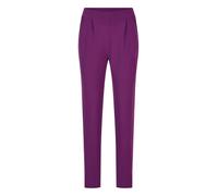 Schlupfhose GOLDNER "Kurzgröße Weite Schlupfhose SARA in Krepp-Qualität", Damen, Gr. 20, K-Gr, pink (beere), Obermaterial: 95% Polyester PES. 5% Elasthan EL., Hosen Schlupfhose (95439927-20) beere