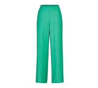 Schlupfhose GOLDNER "Kurzgröße Elegante Stoffhose mit Teildehnbund", Damen, Gr. 20, K-Gr, grün, Obermaterial: 49% Lyocell CLY. 38% Viskose CV. 13% Polyamid PA., gerade, Hosen Schlupfhose, Vorne glatte