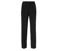 Schlupfhose GOLDNER "Kurzgröße Trevira-Schurwollschlupfhose LOUISA", Damen, Gr. 19, K-Gr, schwarz, Obermaterial: 53% Polyester PES. 43% Schurwolle WV. 4% Elasthan EL., Hosen Schlupfhose (67873323-19) 