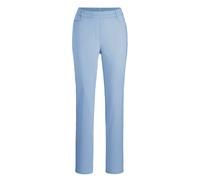 Schlupfhose GOLDNER "Kurzgröße Leichte Baumwollschlupfhose LOUISA", Damen, Gr. 22, K-Gr, blau (hellblau), Obermaterial: 98% Baumwolle CO. 2% Elasthan EL., Hosen Schlupfhose (98641443-22) hellblau