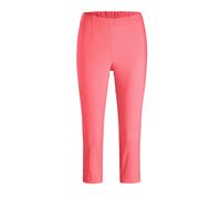 Schlupfhose GOLDNER "Kurzgröße Schlupfhose LOUISA mit Steppnähten", Damen, Gr. 19, K-Gr, orange (koralle), Obermaterial: 72% Viskose CV. 25% Polyamid PA. 3% Elasthan EL., Hosen Schlupfhose (91617517-1