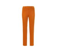 Schlupfhose GOLDNER "Kurzgröße Supersofte Cordhose LOUISA mit aufwendiger Schnittführung", Damen, Gr. 23, K-Gr, orange (bernstein), Obermaterial: 97% Baumwolle CO. 3% Elasthan EL., normal, Hosen Schlu