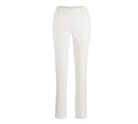 Schlupfhose GOLDNER "Leichte Baumwollschlupfhose LOUISA", Damen, Gr. 54, N-Gr, beige (cremeweiß), Obermaterial: 98% Baumwolle CO. 2% Elasthan EL., Hosen Schlupfhose (93935557-54) cremeweiß