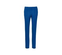 Schlupfhose GOLDNER "Moderne Hose LOUISA mit streckenden Biesen", Damen, Gr. 40, N-Gr, blau (königsblau), Obermaterial: 67% Viskose CV. 27% Polyamid PA. 6% Elasthan EL., normal, Hosen Schlupfhose, Ohn