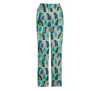 Schlupfhose GOLDNER "Print Schlupfhose VERA in Grün", Damen, Gr. 54, N-Gr, grün (hellgrün, gemustert), Obermaterial: 100% Viskose CV., Hosen Schlupfhose (13677964-54) hellgrün, gemustert