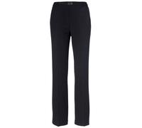 Schlupfhose GOLDNER "Professlanhose mit Zierteil", Damen, Gr. 46, N-Gr, schwarz, Obermaterial: 62% Polyester PES. 32% Viskose CV. 6% Elasthan EL., normal, Hosen Schlupfhose, Klimakünstler Professlan (
