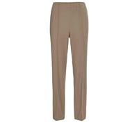Schlupfhose GOLDNER "Rippenhose mit Biesen", Damen, Gr. 50, N-Gr, beige (sand), Obermaterial: 100% Polyester COOLMAX(R) PES(Coolmax)., normal, Hosen Schlupfhose, Ohne (77954037-50) sand