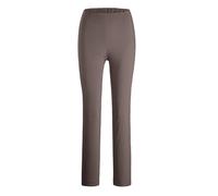 Schlupfhose GOLDNER "Schlupfhose CARLA in Super-Stretch", Damen, Gr. 42, N-Gr, beige (taupe), Obermaterial: 72% Viskose CV. 25% Polyamid PA. 3% Elasthan EL., normal, Hosen Schlupfhose, Superelastisch