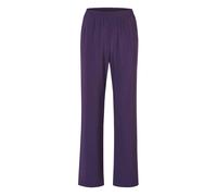 Schlupfhose GOLDNER "Slinky-Hose mit weitem Bein", Damen, Gr. 44, N-Gr, lila (amethyst), Obermaterial: 95% Polyester PES. 5% Elasthan EL., festlich, Hosen Schlupfhose, Kein Bügeln nötig (33955936-44) 