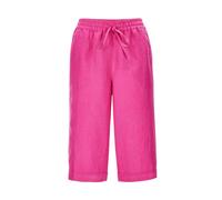 Schlupfhose GOLDNER "Sportliche CARLA Midihose", Damen, Gr. 54, N-Gr, pink, Obermaterial: 100% Leinen LI., gerade, Hosen Schlupfhose, Mit Bindeband (54365700-54) pink