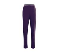 Schlupfhose GOLDNER "Trageangenehme Jerseyhose Martha mit Bundfalten", Damen, Gr. 52, N-Gr, lila (amethyst), Obermaterial: 95% Polyester PES. 5% Elasthan EL., Hosen Schlupfhose (90328458-52) amethyst