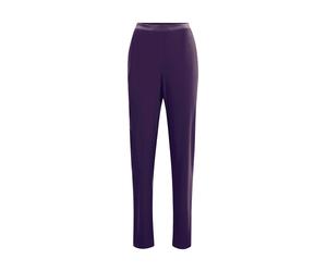 Schlupfhose GOLDNER "Trageangenehme Jerseyhose Martha mit Bundfalten", Damen, Gr. 52, N-Gr, lila (amethyst), Obermaterial: 95% Polyester PES. 5% Elasthan EL., Hosen Schlupfhose (90328458-52) amethyst