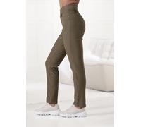 Schlupfhose H.I.S "-Relaxhose" Gr. 36/38, N-Gr, grün (olive) Damen Hosen (11860555-36) olive