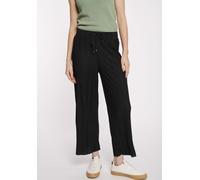 Schlupfhose HAILY’S "3/4 P TR Lo44retta", Damen, Gr. XL (42), N-Gr, schwarz, Web, Obermaterial: 65% Polyester, 35% Viskose, unifarben, knöchellang, Hosen Schlupfhose, Sommerhose, mit Plisseefalten (34