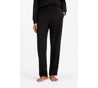 Schlupfhose HUGO UNDERWEAR "Signature", Damen, Gr. S, N-Gr, schwarz (schwarz 001), Sweatware, Obermaterial: 48% Baumwolle, 48% Modal, 4% Elasthan, Basic, regular fit lang, Hosen Schlupfhose, basic, re