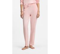Schlupfhose HUGO UNDERWEAR "Signature", Damen, Gr. XL, N-Gr, rosa (light, pastel pink 688), Sweatware, Obermaterial: 48% Baumwolle, 48% Modal, 4% Elasthan, Basic, regular fit lang, Hosen Schlupfhose,