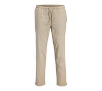 Schlupfhose JACK & JONES "JPSTACE DYLAN JOGGER", Herren, Gr. S, N-Gr, string, Web, Obermaterial: 98% Baumwolle, 2% Elasthan, unifarben, regular fit lang, Hosen Schlupfhose, Baumwollmischung (41969014-