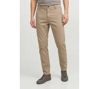 Schlupfhose JACK & JONES "JPSTKANE DOVER JOGGER NOOS", Herren, Gr. M, N-Gr, beige (crockery), Web, Obermaterial: 97% Baumwolle, 3% Elasthan, unifarben, relaxed fit lang, Hosen Schlupfhose, Baumwollmis
