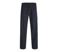 Schlupfhose JACK & JONES "JPSTKANE DYLAN JOGGER", Herren, Gr. XL, N-Gr, schwarz navy, Web, Obermaterial: 98% Baumwolle, 2% Elasthan, unifarben, loose fit lang, Hosen Schlupfhose, Baumwollmischung, loo
