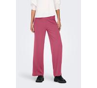 Schlupfhose JDY "JDYLOUISVILLE CATIA WIDE PANT JRS NOOS", Damen, Gr. L, Länge 30, malaga, Jersey, Obermaterial: 95% Polyester, 5% Elasthan, unifarben, relaxed fit lang, Hosen Schlupfhose, Materialmix