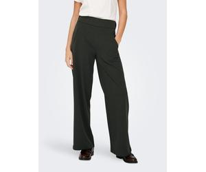 Schlupfhose JDY "JDYLOUISVILLE CATIA WIDE PANT JRS NOOS", Damen, Gr. XL (42), Länge 30, grau (peat), Jersey, Obermaterial: 95% Polyester, 5% Elasthan, unifarben, relaxed fit lang, Hosen Schlupfhose, M