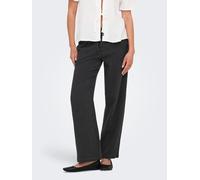 Schlupfhose JDY "JDYTHEIS LIFE WIDE PANT WVN NOOS", Damen, Gr. XS, Länge 32, grau (phantom), Web, Obermaterial: 100% Baumwolle, unifarben, relaxed fit knöchellang, Hosen Schlupfhose, Baumwolle (107568