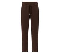 Schlupfhose JOOP "Taldia", Damen, Gr. 42, N-Gr, braun (schwarz braun), Sweatware, Obermaterial: 50% Polyester, 44% Modal, 6% Elasthan, slim fit knöchellang, Hosen Schlupfhose, Jopppants, elatischer Bu