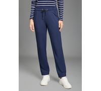 Schlupfhose KANGAROOS, Damen, Gr. 34, N-Gr, marine, Jersey, Obermaterial: 70% Viskose, 25% Polyamid, 5% Elasthan, bequem knöchelfrei, Hosen Schlupfhose, Jerseyhose mit geradem Bein, mit Eingrifftasche