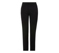 Schlupfhose KJBRAND "Schlupfhose Susie in Bi-Stretch, Kammgarnoptik", Damen, Gr. 27, K-Gr, schwarz, Web, Obermaterial: 63% Polyester, 35% Viskose, 2% Elasthan, bequem knöchelfrei, Hosen Schlupfhose, S