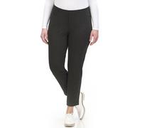 Schlupfhose KJBRAND "Susie XS Jersey", Damen, Gr. 42, N-Gr, grau (anthrazit), Jersey, Obermaterial: 68% Viskose, 27% Polyamid, 5% Elasthan, knöchellang, Hosen Schlupfhose, Sommerhose mit Schlupfbund (