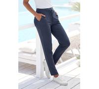 Schlupfhose LASCANA Gr. 36, N-Gr, blau (dunkelblau) Damen Hosen (90255747-36) dunkelblau