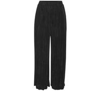 Schlupfhose LASCANA, Damen, Gr. 44, N-Gr, schwarz, Crêpe, Obermaterial: 100% Polyester, unifarben, figurumspielend lang, Hosen Schlupfhose, aus leicht plissierter Ware (60334966-44) schwarz